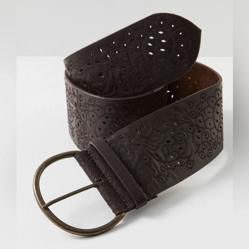 Free People Dark Brown Belt